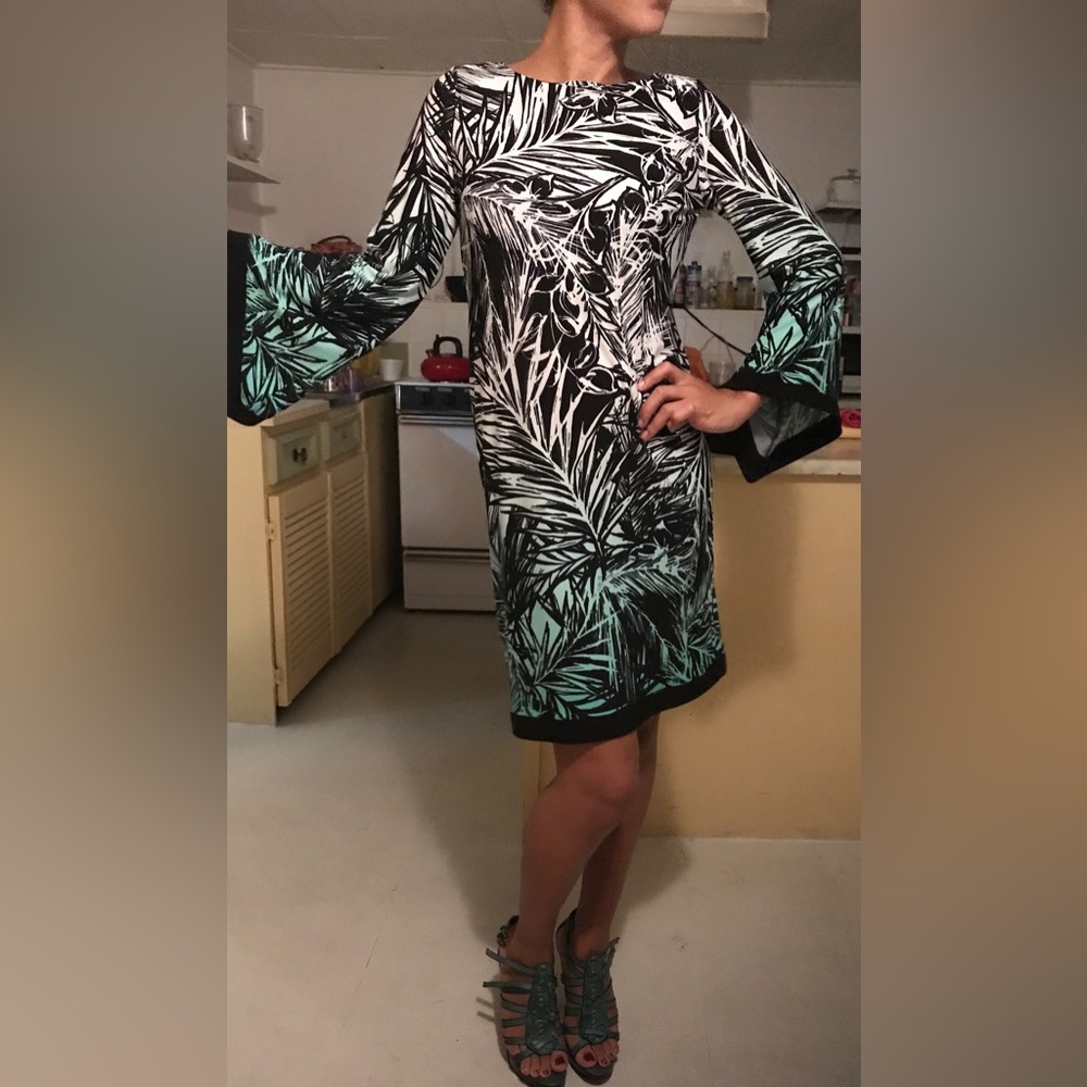 Turquoise Ombré w/ bell sleeves